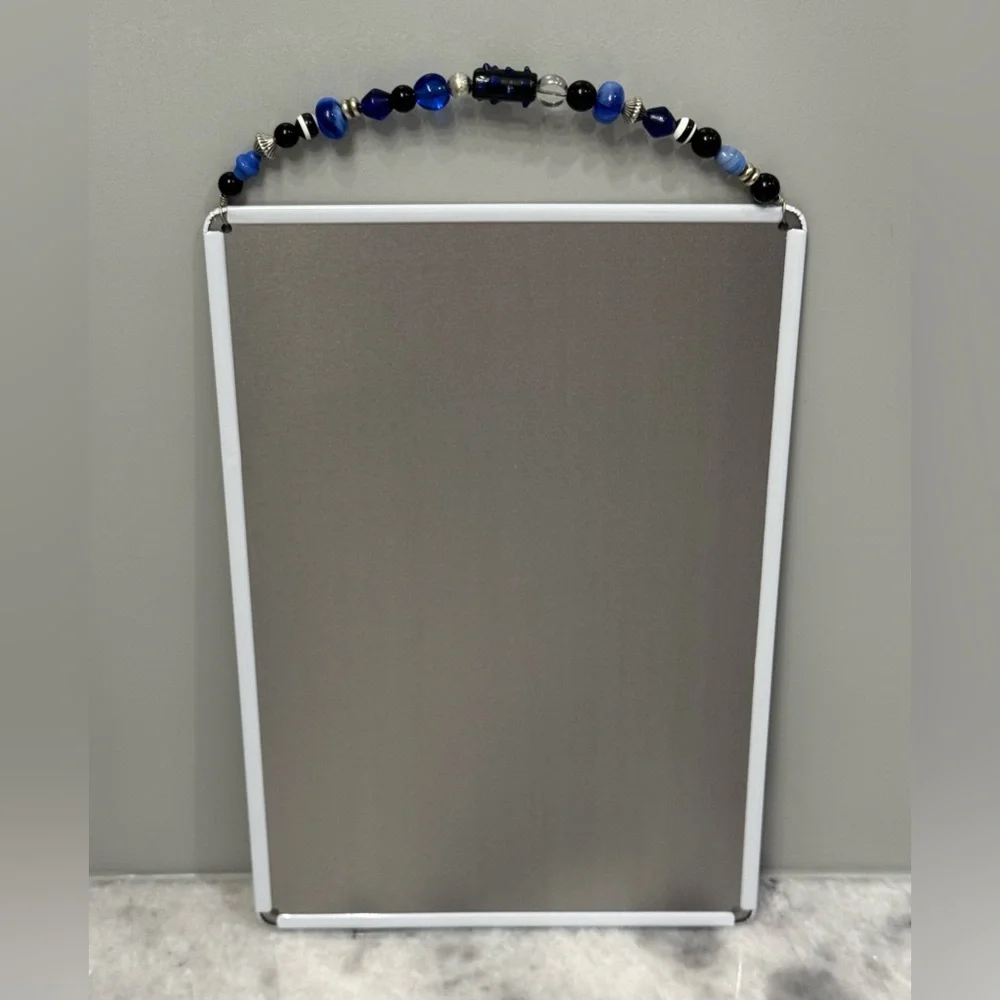 New Depeche Mode Band 80s Inspired Metal Wall Sign w/ Beaded Hanger - 8” x 12”